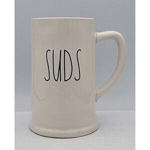 Rae Dunn White Suds Stein